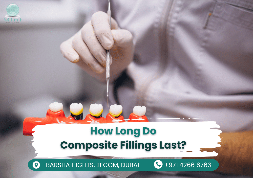 Dentist applying tooth-colored composite resin to cavity, showing minimally invasive filling placement.