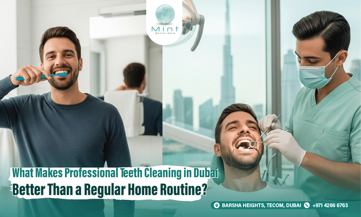 What Makes Professional Teeth Cleaning in Dubai Better Than a Regular Home Routine?