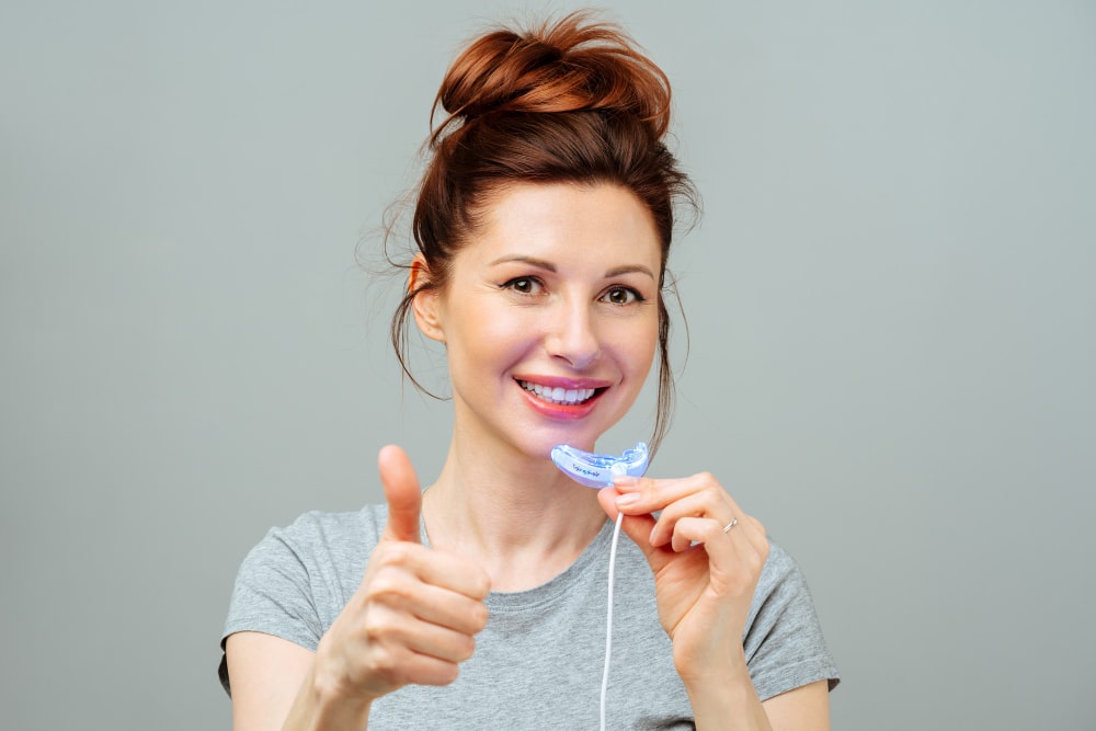 ابتسامة بعد تبييض الأسنان في Mint Dental Care