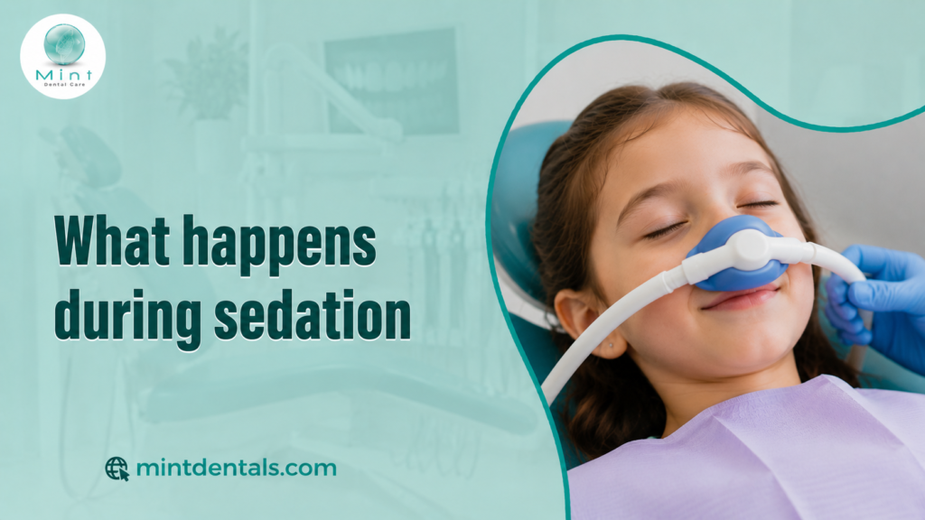What happens during sedation