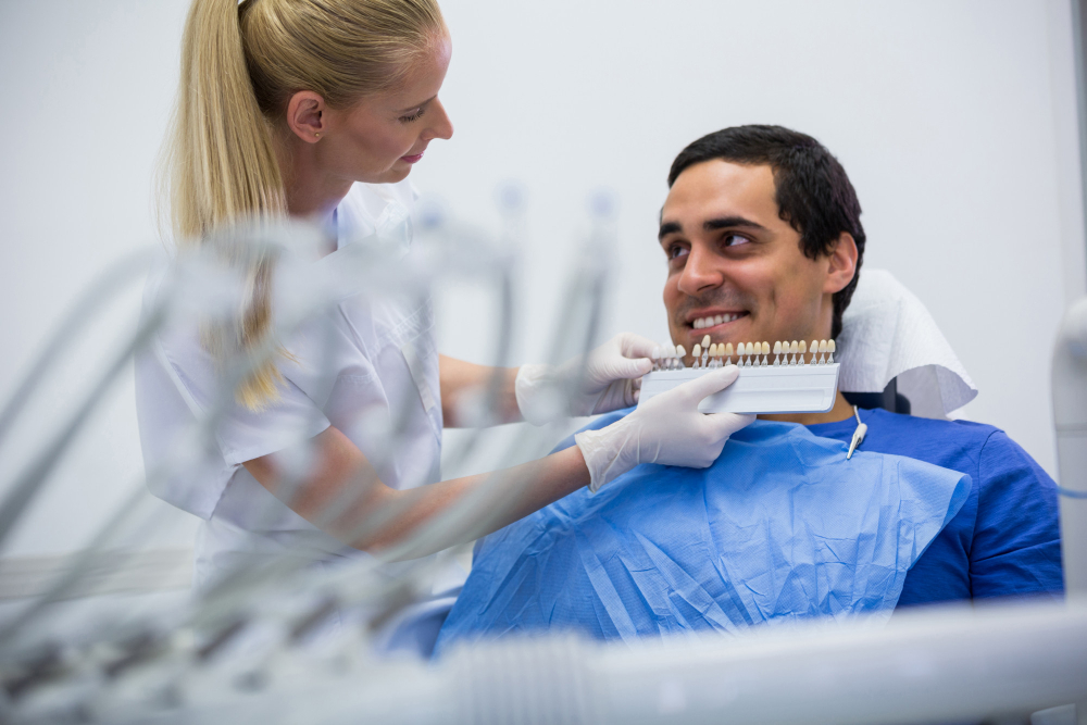 زراعة أسنان سيراميكية في Mint Dental Care في دبي